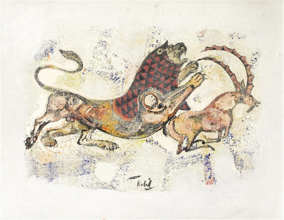 The Hunt by Khalid Al Rahal, 1967