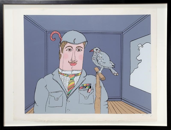 Man with Bird by Benny Levy, 2005