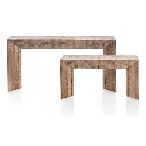 Artwork by Giuseppe Rivadossi, EGEA, Made of Walnut console