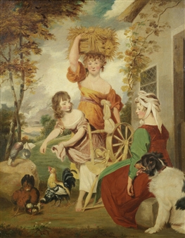 The Cottager's daughters - William Redmore Bigg