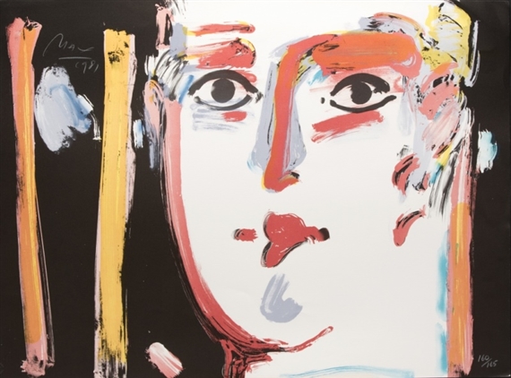 Peter Max | Visage III (1981) | MutualArt