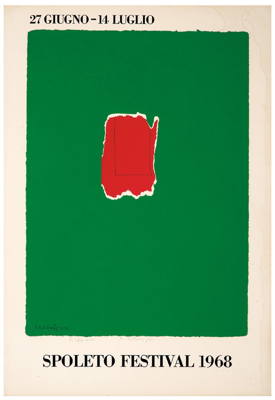 Robert Motherwell Spoleto Poster (1968) MutualArt