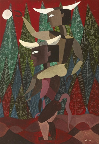 Basil Ivan Rakoczi | Les Phases de la Lune (1949) | MutualArt