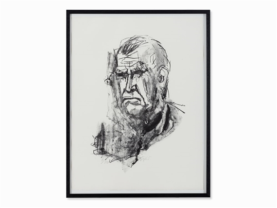 Großes Selbstbildnis by Otto Dix, 1965