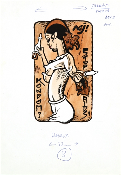 Stop AIDS! IV by Kaja Saudek, 1995