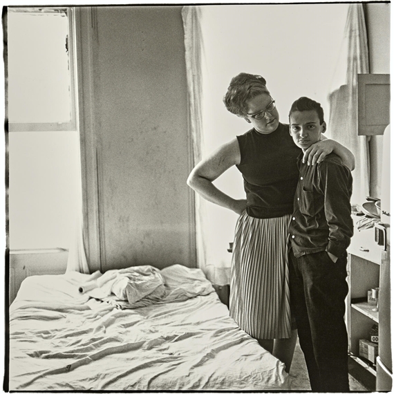Two Friends at Home, N.Y.C. by Diane Arbus, 1965