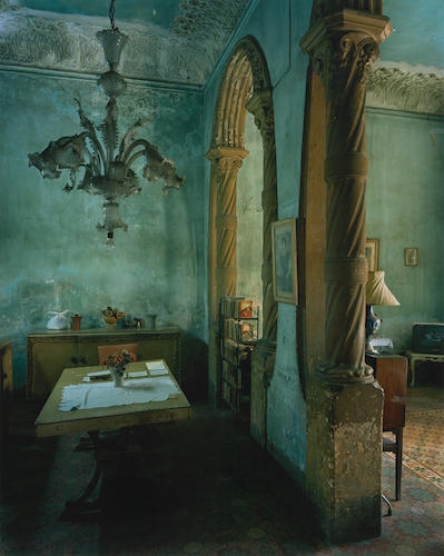 Green Dining Room, from Cuba series by Michael Eastman, 2002