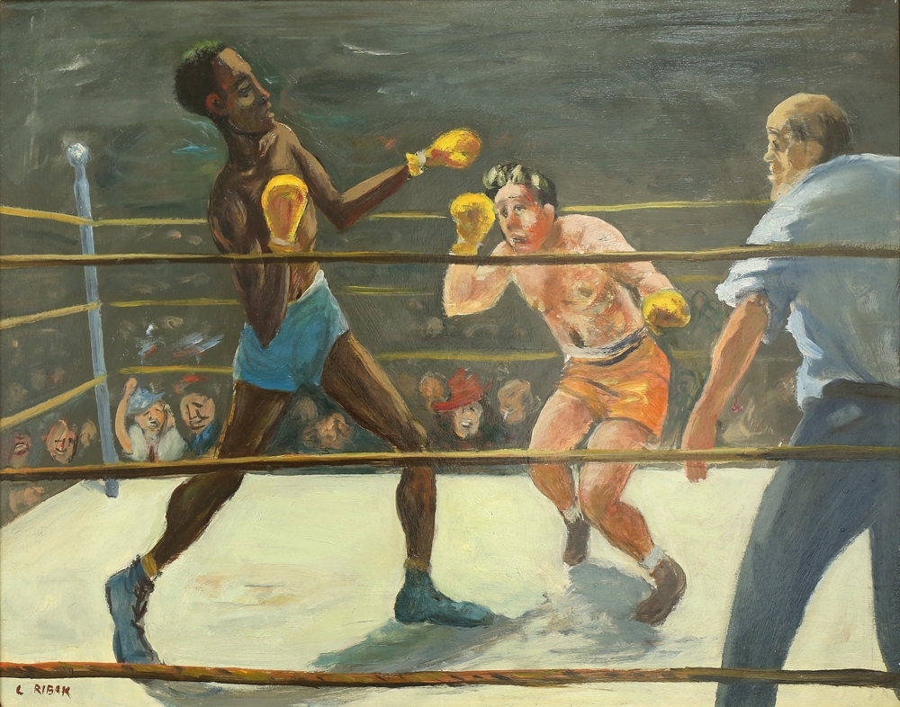 Louis Ribak | Boxers (Circa 1930) | MutualArt