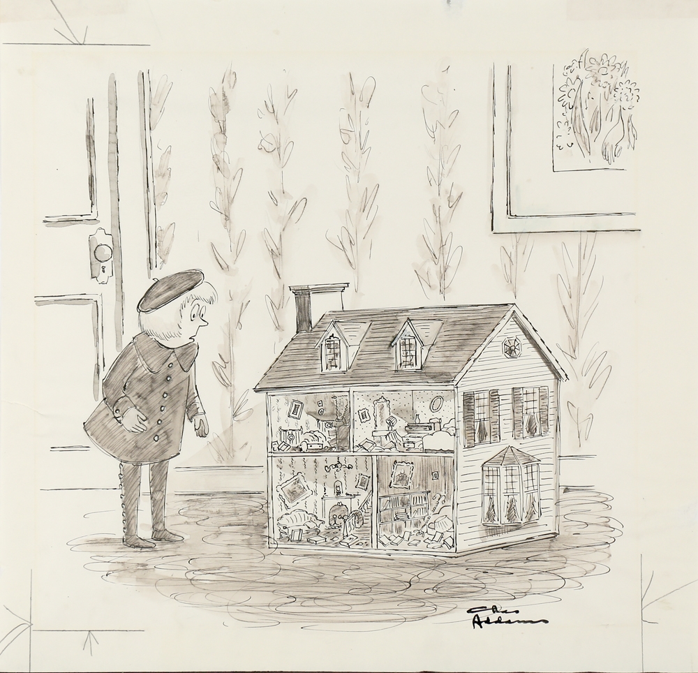 Ransacked (New Yorker Magazine March 11th,  1972) by Charles Addams