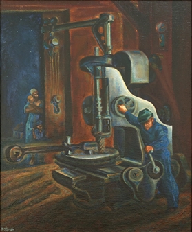 Milling Machine at Night - Mordi Gassner