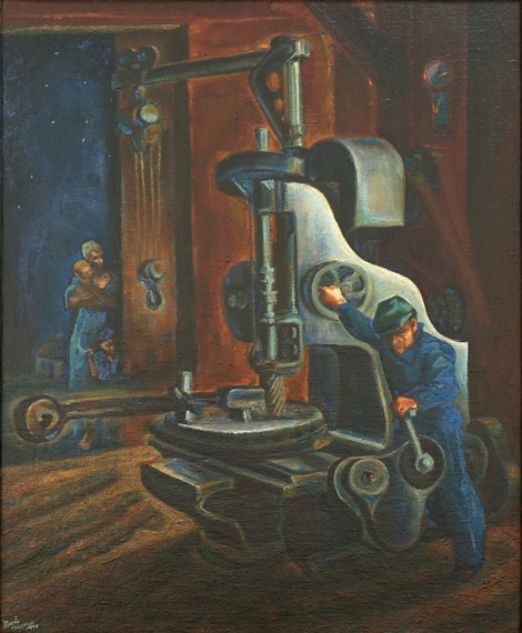 Milling Machine at Night - Mordi Gassner