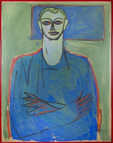 Autoportret by Roman Opalka, 1956