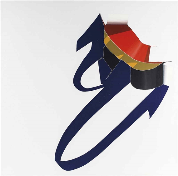 Arabian Horse (from the Ribbons series) by Burhan Doğançay, 1978