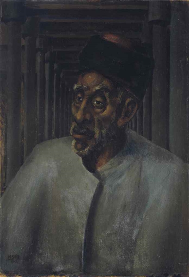 Le vieux cheikh by Mahmoud Said, 1927
