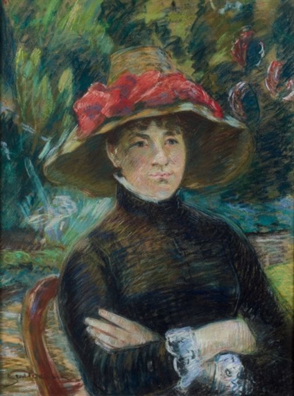 Portrait de Madame Guillaumin by Armand Guillaumin, Circa 1890