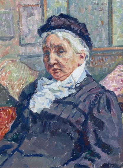Portrait de Madame Monnon by Théo van Rysselberghe, 1908