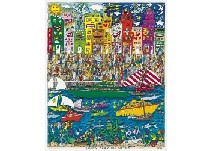 James Rizzi | Living Near The Water (1993) | MutualArt