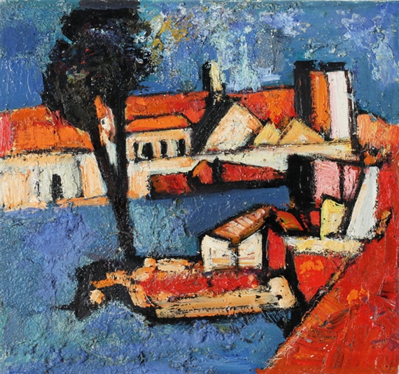 Küstenstädtchen auf Korsika.