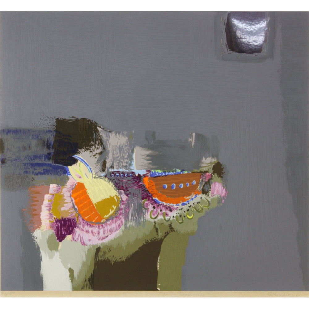 Artwork by Alfredo Sinclair, Frutas Tropicales, Made of Color Serigraph