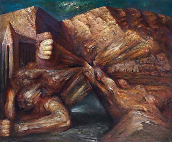 On the Path Towards Faith: Resurrection by Fang Ding, 1988