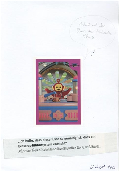 Arbeit ist der Fluch der trinkenden Klasse by Verena Dengler, 2016