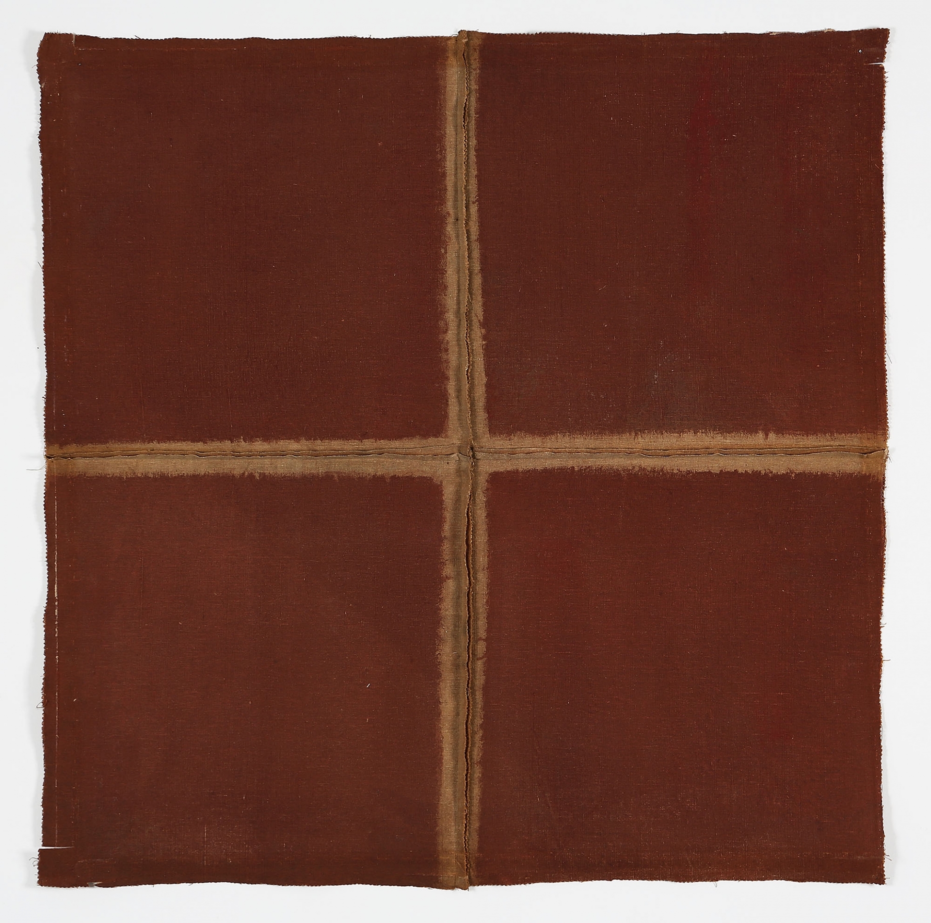 Artwork by Noël Dolla, Senza titolo, Made of Oil and sewings on canvas