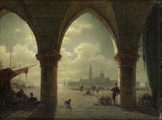 View of Venice by Ludwig Mecklenburg