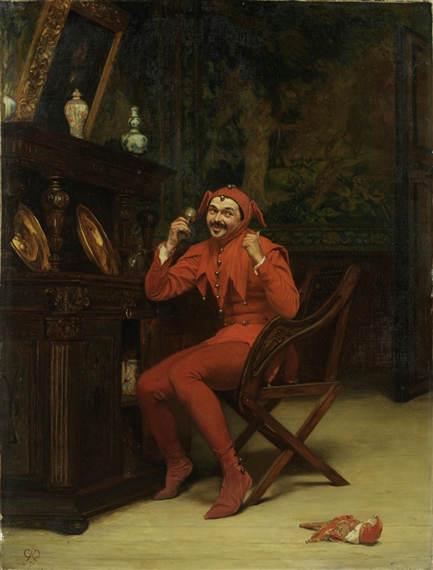 The court jester by Claude Calthrop, 1870