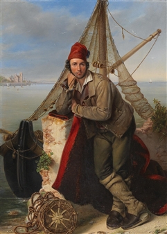 A Venetian Fisherman - Ludwig Beniczky von Benicz