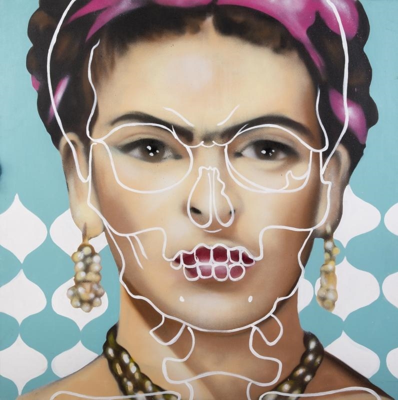 Artwork by Jules Muck, FRIDA, Made of Acrylic on canvas