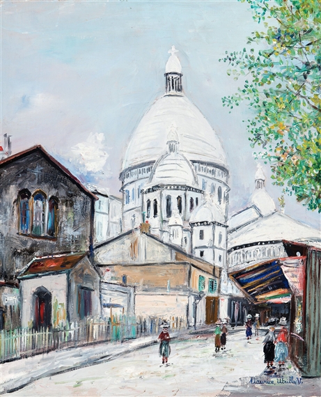 Le Sacré Coeur, Montmartre by Maurice Utrillo, circa 1941