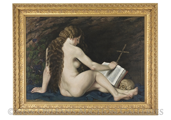 Mary Magdalene in the Wilderness by Georges Moreau de Tours, 1880