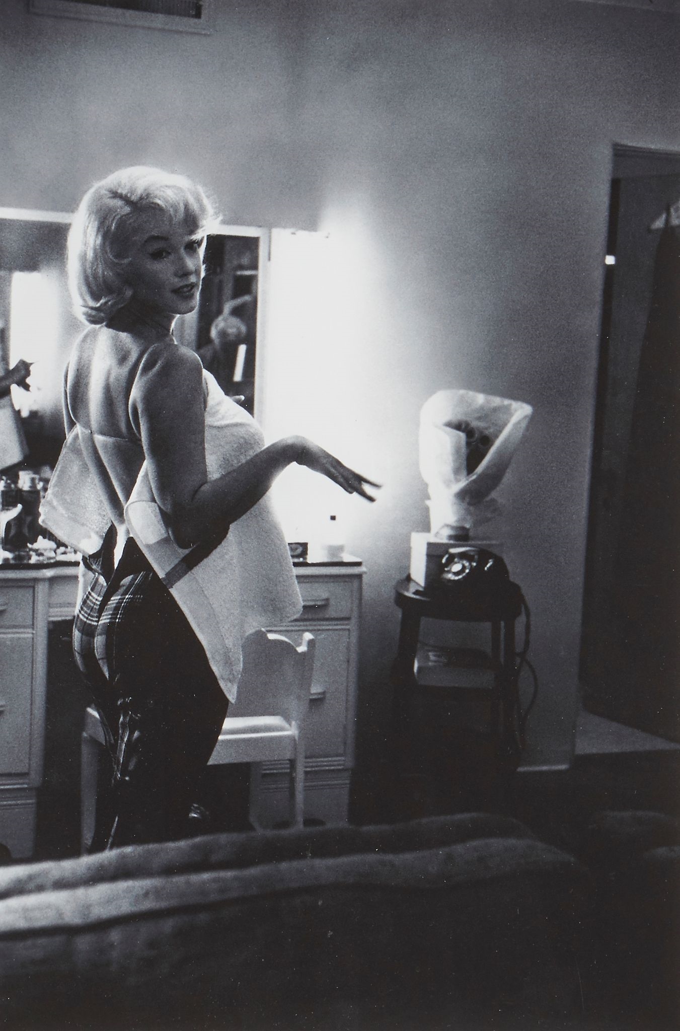Artwork by Eve Arnold, Marilyn Monroe, Getting Ready, Made of Giclee print