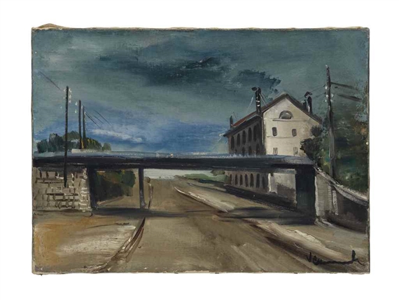 Le pont by Maurice de Vlaminck, circa 1926