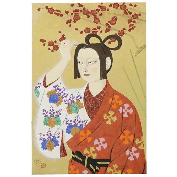 LADY WITH RED PLUM by Kohei Morita