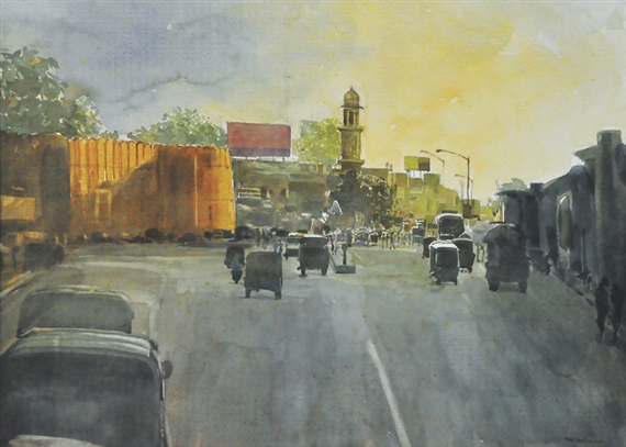 Khalil Ibrahim | Indian Series “Indian Experience III (2001) | MutualArt