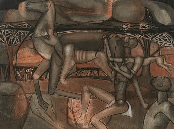 The hunt by Louis Maqhubela