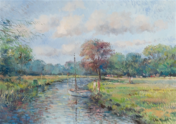 Riverscape by Arie C. Van Noort