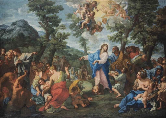 The Feeding of the Five Thousand by Giovanni Odazzi