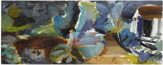 THE BOATHOUSE NO. 3 by Ivon Hitchens, 1948