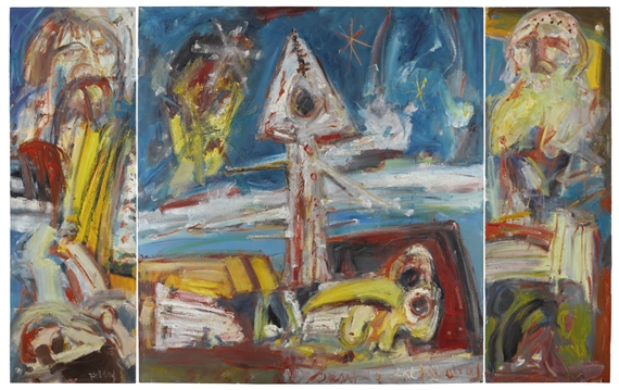 DEATH OF THE ALBATROSS by John Bellany, circa 1978