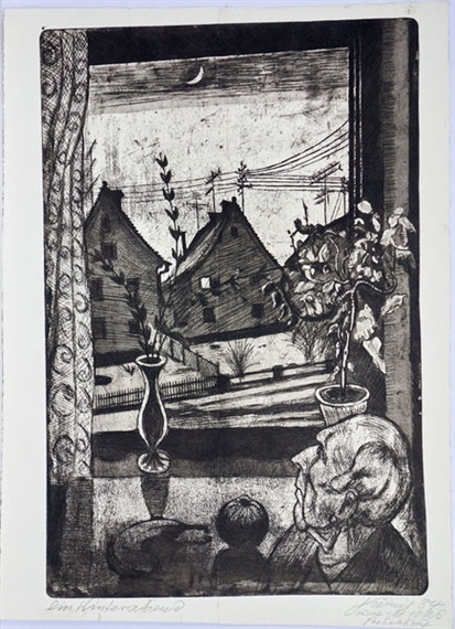 Winterabend by Hans Körnig, 1984