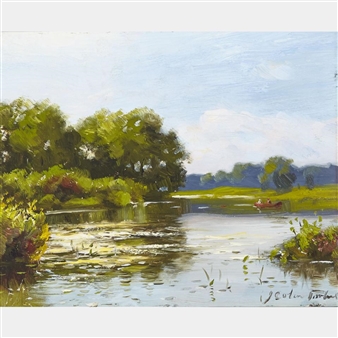 Boating, Hanlan's Point, Toronto Island - John Colin Forbes