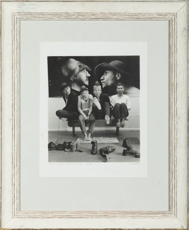 Artwork by Andrzej Swietlik, Lodz Kaliska - Dokumentacja, Made of bromine, black and white / photo paper