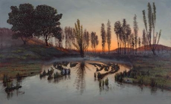 Stephen Hannock: Oxbow for Ophelia: Recent Paintings - Marlborough, New York (Uptown)