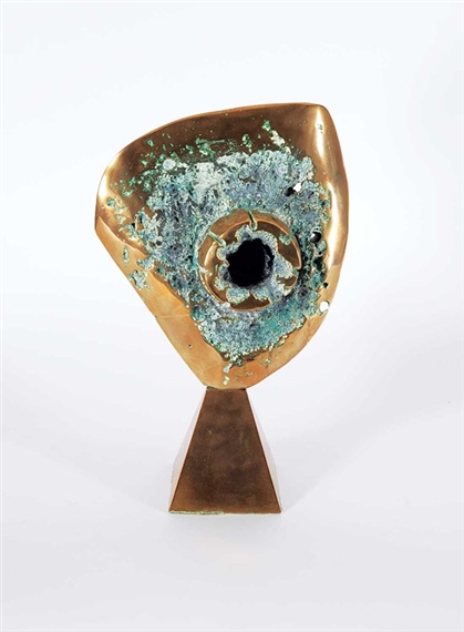 Untitled - Abstract Disc by Roy Leadbeater, 1970