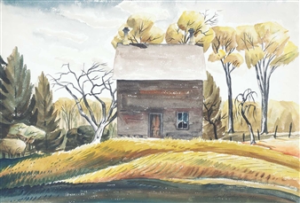 The Old Davis House, Hanover - Carl Schaefer