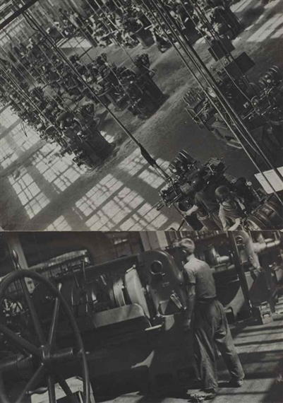 Aleksandr Mikhaylovich Rodchenko | Two works: Ball bearing factory (Ball  Bearing Plant), Moscow (1932) | MutualArt