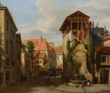 Femme à la fontaine by Jean Francois Demay, 1837