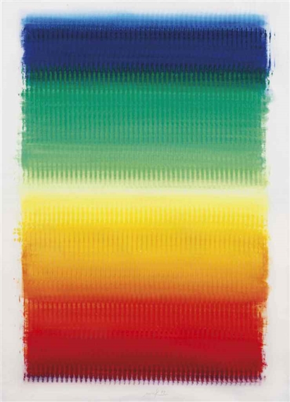 Ohne Titel (Regenbogen) (Untitled (Rainbows)) by Heinz Mack, 1979